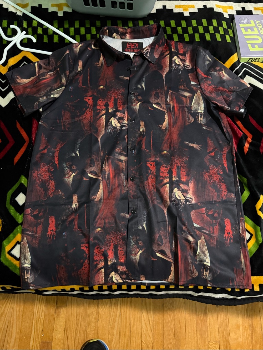 Slayer Short-Sleeve Button Shirt